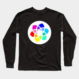 Beautiful RGB flower Long Sleeve T-Shirt